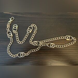 Michael Kors Logo Chain Link Belt